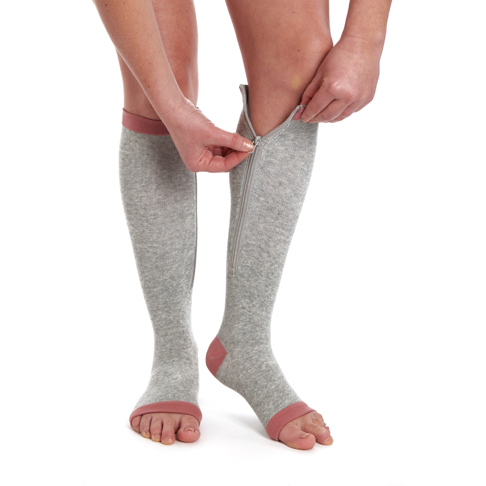 Copper Compression Zip Socks