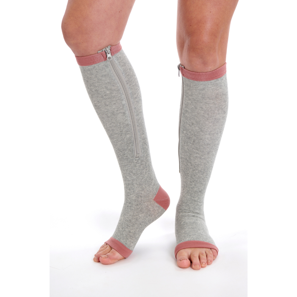 Copper Compression Zip Socks