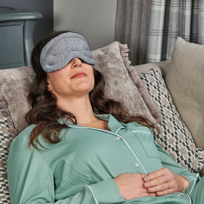 Cosy Slipper Boots and Eye Mask Set