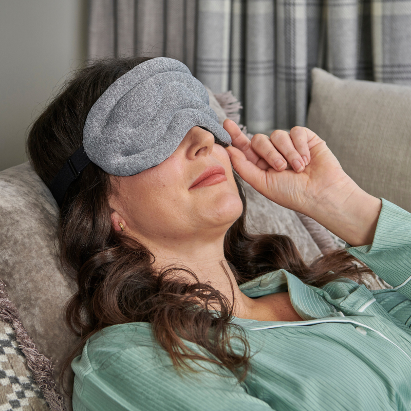 Cosy Slipper Boots and Eye Mask Set