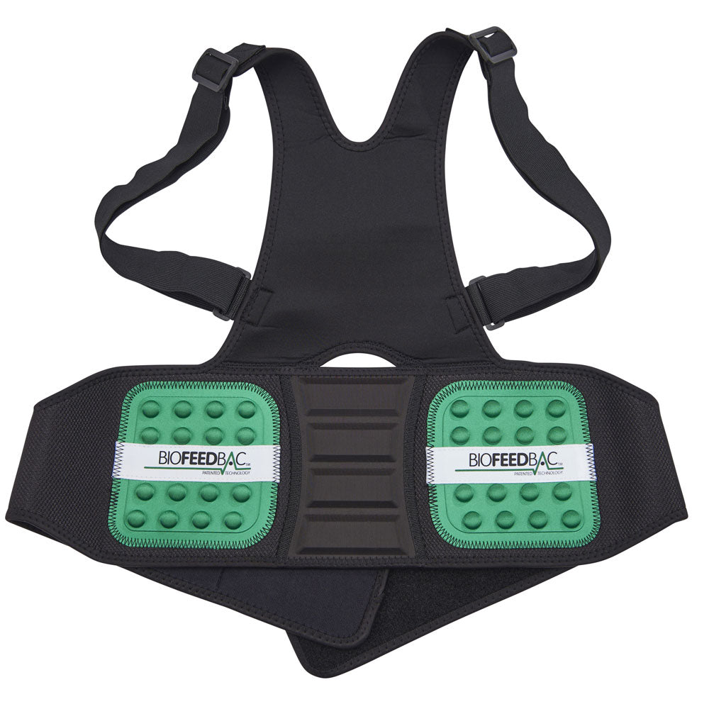 Bioposture Biofeedbac back corrector internal view for posture alignment